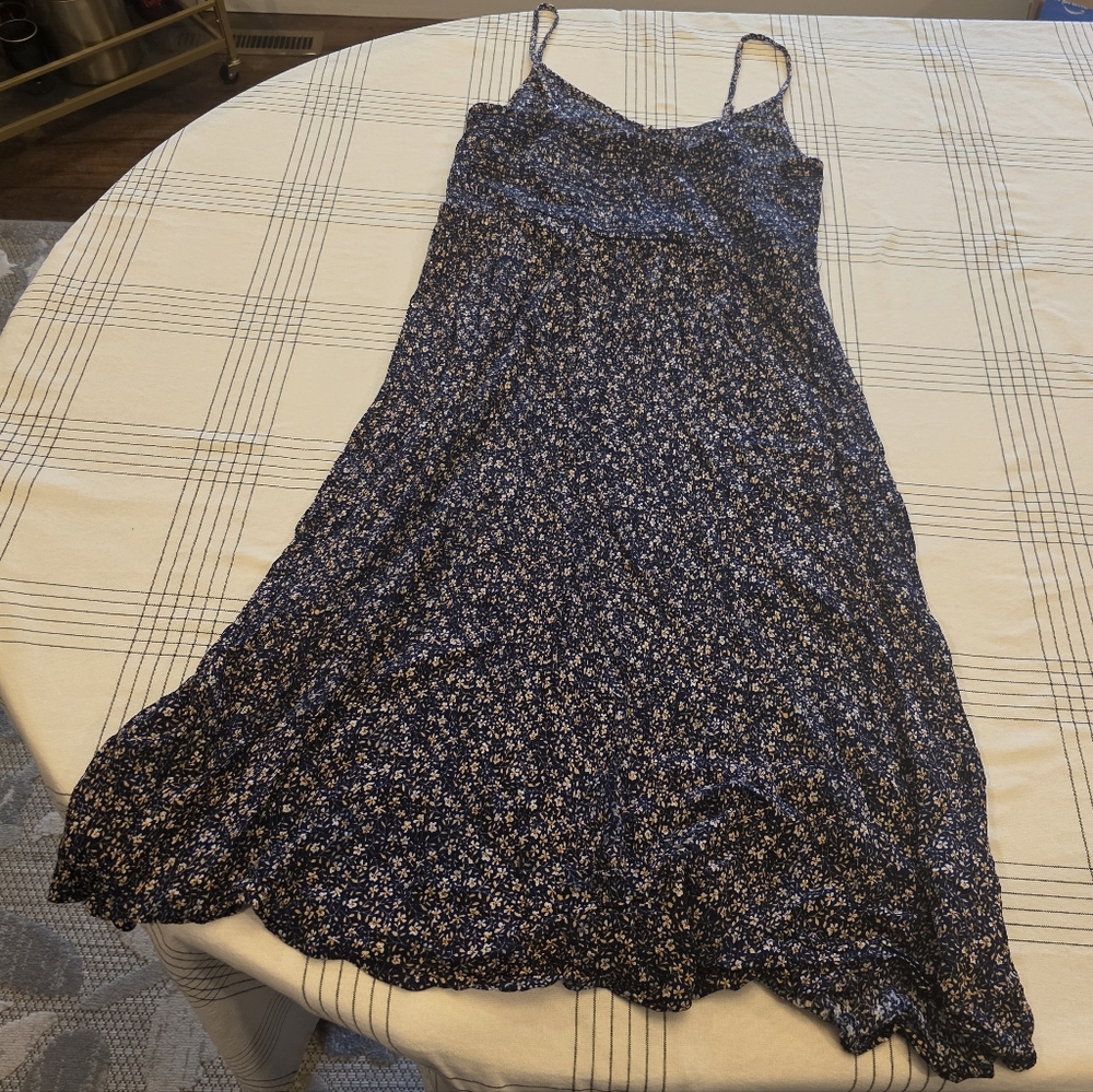 Lush Navy Floral Maxi Dress - Picture 7 of 7